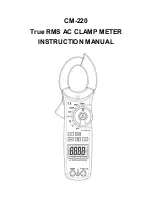 Preview for 1 page of PDi CM-220 Instruction Manual