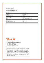 Preview for 29 page of Peach PS500-10 Operating Instructions Manual