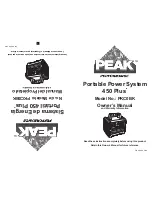 Preview for 1 page of Peak Performance PKC0BK Owner'S Manual