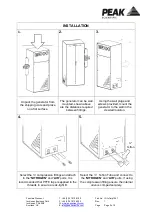 Preview for 2 page of Peak Infinity 1051 Installation Manual