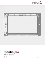 PEAKnx Controlpro PNX11-20001 User Manual preview