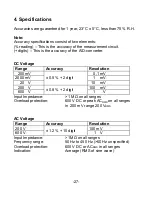 Preview for 28 page of PeakTech 1075 Operation Manual