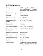 Preview for 7 page of PeakTech 3410 Operating Instructions Manual