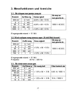 Preview for 8 page of PeakTech 3410 Operating Instructions Manual