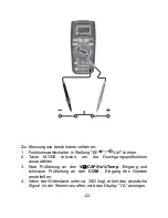 Preview for 23 page of PeakTech 3441 Operation Manual