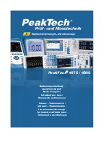 PeakTech 4975 Operation Manual preview