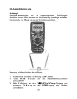 Preview for 26 page of PeakTech PeakTech 3443 Operation Manual