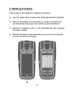 Preview for 72 page of PeakTech PeakTech 3443 Operation Manual