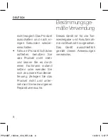 Preview for 8 page of Peaq PPA30BT-B/SL User Manual