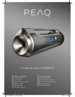 Preview for 1 page of Peaq PPB200BT-B User Manual