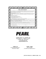 Preview for 24 page of Pearl VX RSPRO VX1048RSPRO Owner'S/Operator'S Manual