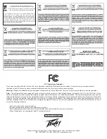 Preview for 20 page of Peavey Classic 20 MH Operating Manual