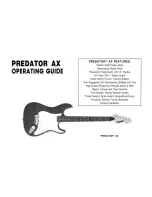 Preview for 2 page of Peavey Predator AX User Manual