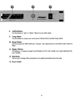 Preview for 7 page of Peavey SDR 20/20 Operating Manual