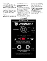 Preview for 3 page of Peavey SP 3X Specifications