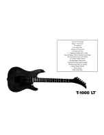 Preview for 2 page of Peavey T-1000 LT Operating Manual