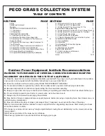 Preview for 2 page of Peco 22621223-24 Operator'S Manual