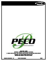 Preview for 12 page of Peco STT52A-23KA Owner'S Manual