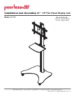 peerless-AV SC550 Installation And Assembly Manual preview