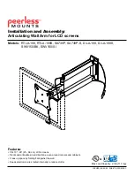 PEERLESS Mounts D-LA-100 Installation And Assembly Manual preview