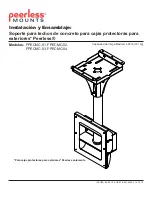 Preview for 8 page of PEERLESS Mounts FPECMC-01 Installation And Assembly Manual