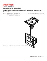 Preview for 15 page of PEERLESS Mounts FPECMC-01 Installation And Assembly Manual