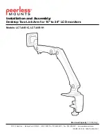 PEERLESS Mounts LCT-A1B1C Installation And Assembly Manual preview