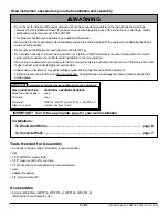 Preview for 2 page of PEERLESS Mounts PLAV 70-UNL Installation And Assembly Manual