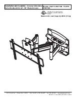 PEERLESS Mounts PLAV70- UNLP-GS Installation And Assembly Manual preview