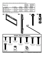 Preview for 3 page of PEERLESS Mounts Smartmount D-FPF-220 Installation And Assembly Manual