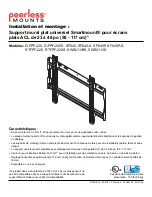 Preview for 17 page of PEERLESS Mounts Smartmount D-FPF-220 Installation And Assembly Manual