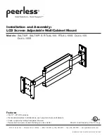 PEERLESS D-LAL-100 Installation And Assembly Manual preview