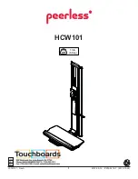 PEERLESS HCW101 Instructions Manual preview