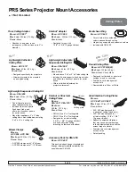 Preview for 8 page of PEERLESS PRS 1P Installation And Assembly Manual