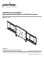 Preview for 1 page of PEERLESS SF 24D Installation And Assembly Manual