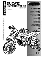 Preview for 1 page of Peg-Perego DUCATI HYPERMOTARD 1100 EVO SP Use And Care Manual