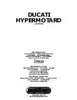 Preview for 40 page of Peg-Perego DUCATI HYPERMOTARD 1100 EVO SP Use And Care Manual
