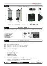 Preview for 10 page of Pego EASYSTEAM 400ES3MOEMCCU Use And Maintenance Manual