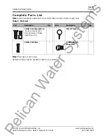 Preview for 5 page of Pelican Calcite Cartridge System Owner'S Manual