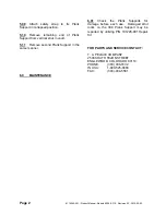 Preview for 3 page of Pelsue 309 Operating And Maintenance Instructions Manual