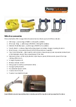 Preview for 10 page of Penny Hydraulics PH3312 Winching Manual