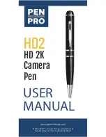 Preview for 1 page of PenRecorderPro HD2 User Manual