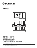 Pentair AURORA INTELLIBOOST 7710 Instruction And Installation Manual preview