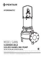 Preview for 1 page of Pentair Hydromatic S4MN Installation And Service Manual