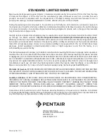 Preview for 12 page of Pentair Myers WHR Series Installation And Service Manual