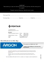 Preview for 16 page of Pentair ONGA 112 Series Owner'S Manual