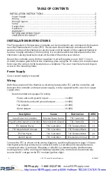 Preview for 2 page of Pentair TEC24VCNTLR Instruction Manual