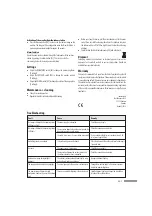 Preview for 23 page of Pentatech VT 34 Operating And Safety Instructions Manual