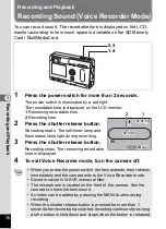 Preview for 78 page of Pentax 18283 - Optio S4 Digital Camera Operating Manual