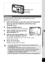 Preview for 85 page of Pentax 18283 - Optio S4 Digital Camera Operating Manual